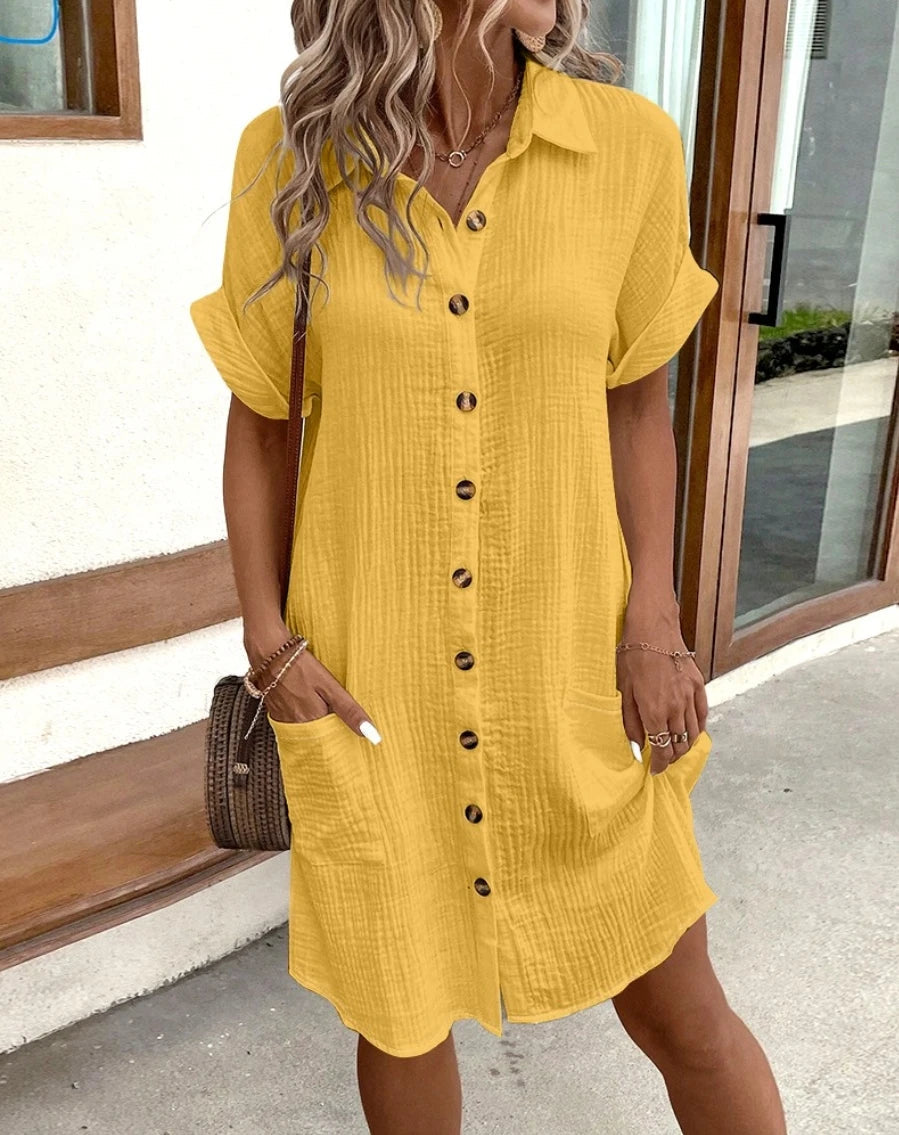 Vestido Curto Casual Brinelle bella
