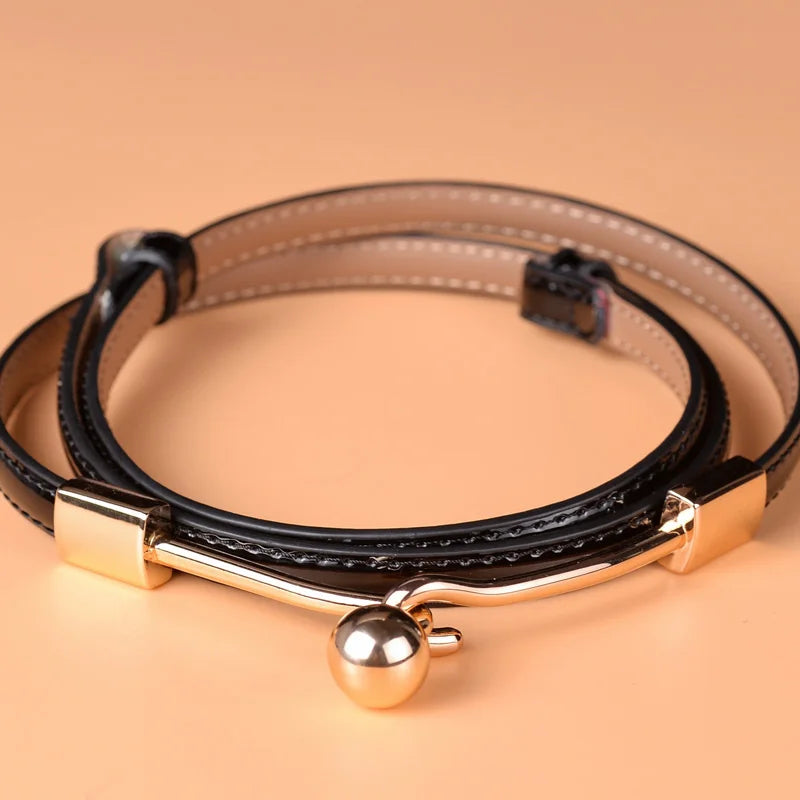 Cinto Feminino Couro Legitimo Fino Luxo Califórnia