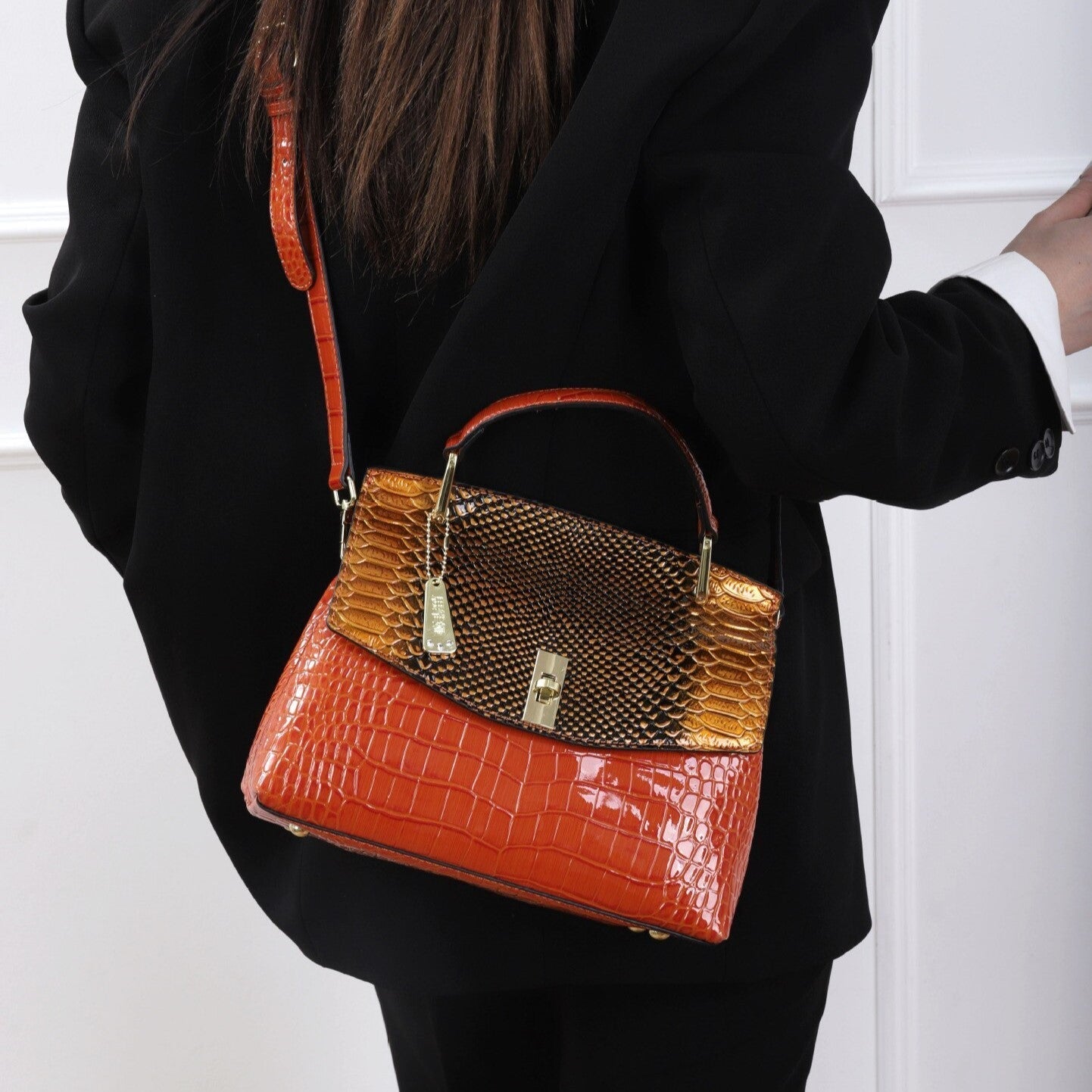 Bolsa Feminina Couro Legitimo Iridescence