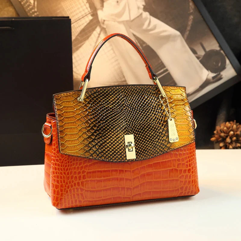 Bolsa Feminina Couro Legitimo Iridescence