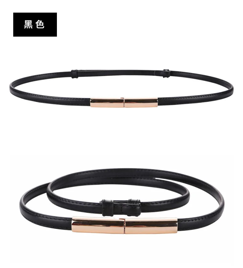 Cinto Feminino Couro Legitimo Fino Luxo Erela