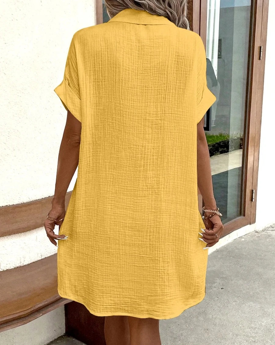Vestido Curto Casual Brinelle bella