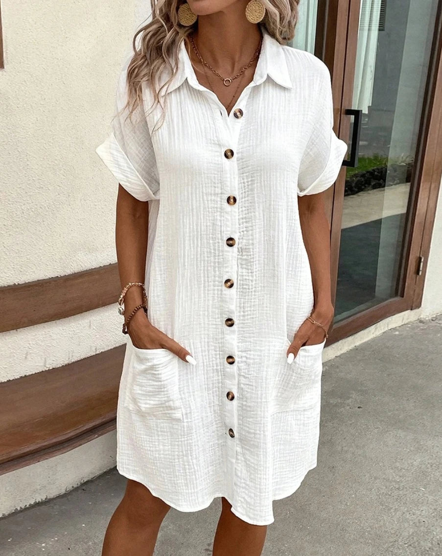 Vestido Curto Casual Brinelle bella