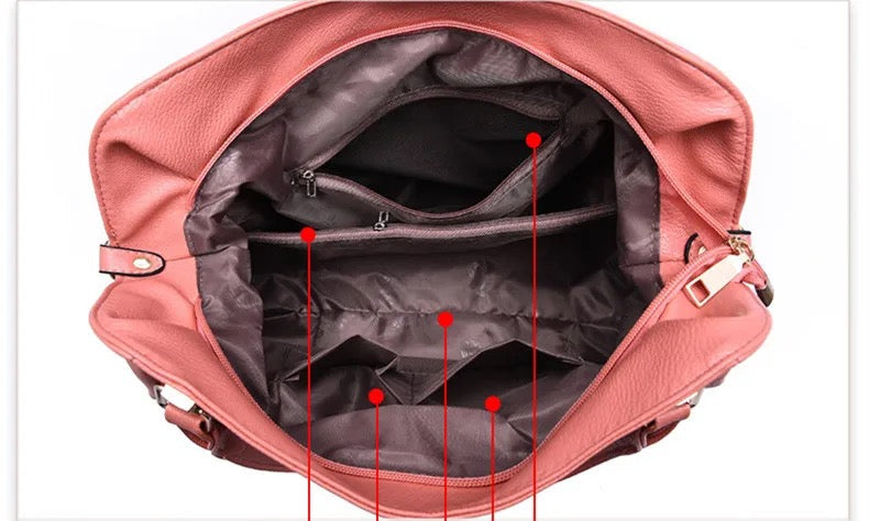 Bolsa Couro Média Lourençe